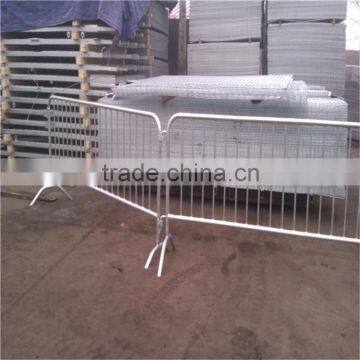 Hot dipped galvanized pedestrian metal traffic crowd control portable bike rack barricades