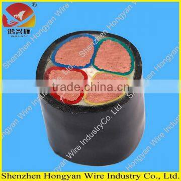 PVC jacket XLPE insulated 0.6/1kv armored copper core cable