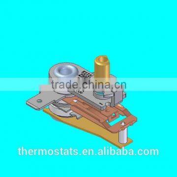 Adjustable bimetallic steam iron Thermostat