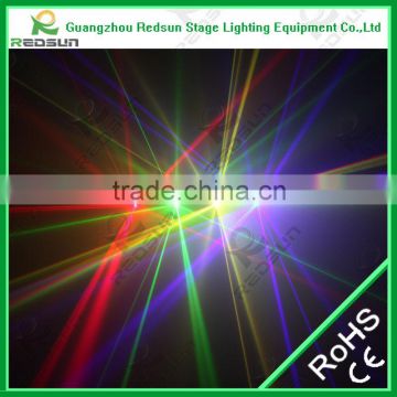 4 head laser light RGB DJ equipment sound, auto, master-slave synchronization