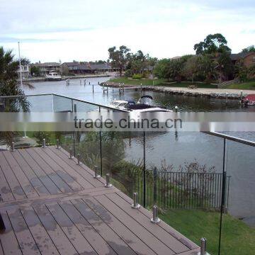 Glass Railing System Stainless Steel Slotted Handrail photo-6