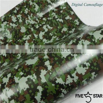 5 Star Fashion Car Styling 1.52*30m/Roll Car Wrapping Film Camouflage Car