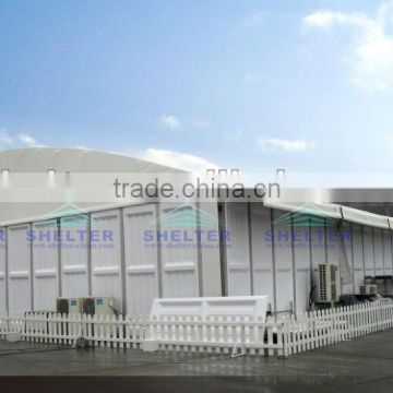 outdoor arch 25m x 60m marquee event hard ABS solid wall tent with glass door