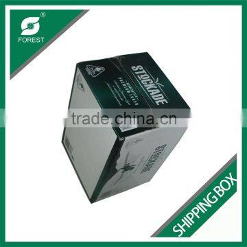 12 BOTTLES BEER PAPER SHIPPING BOX CUSTOM GLOSSY BEER CORRUGATED SHIPPING BOX photo-2