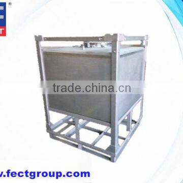 Stainless Steel IBC Tank for Chemical Storage and Transport Exporting to Korea
