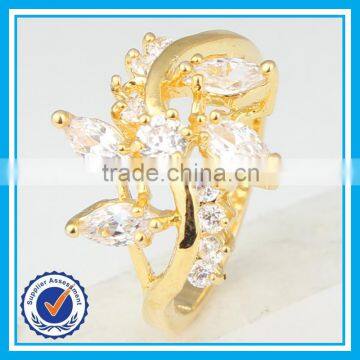 2015 yiwu wholesale korean fashion couple gold promise rings