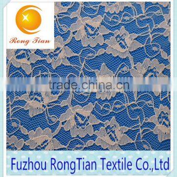 100 Polyester White Gauze Thin Lace Fabric for African Clothing photo-2