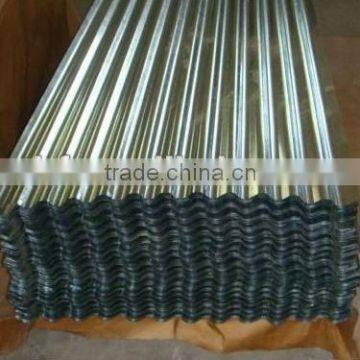 Galvanized corrugated steel roofing sheet