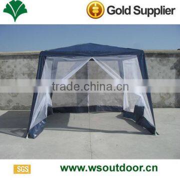 2.4x2.4m /3x3m PE screen house in blue color