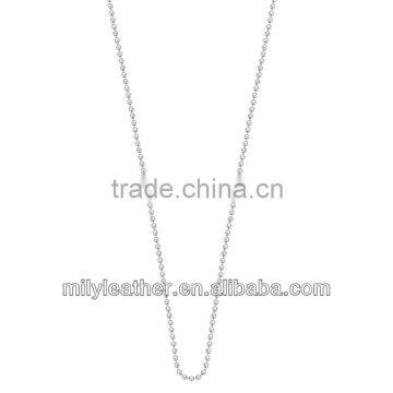 2014 Jewelry Chain Latest New Gold Chain Designs Girls Metal Ball Chain Necklaces MLCC016