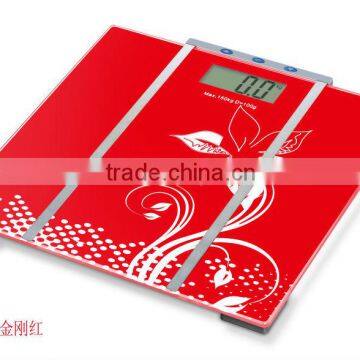 Glass Body fat digital analyzer scale/BMI function scale/ hot sell item XY-6068