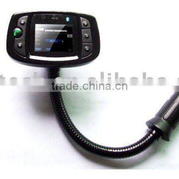 12V bluetooth handsfree car kit with big LCD screen