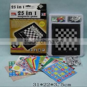 MAGNETIC CHESS 25 in 1