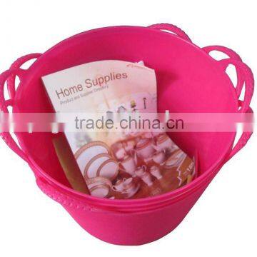 garden buckets,plastic buckets,flexible PE bucket,FlexBag,PE storage basket