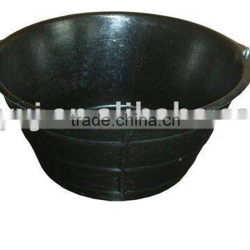 heavy duty rubber buckets,strong handle pails for building,REACH