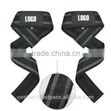 Ci-2507-02 Weight Lifting Training Straps Hand Bar Support Wrap, Hand Wrist Starp Black & Gery