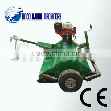 red ATV flail mower with EPA engine