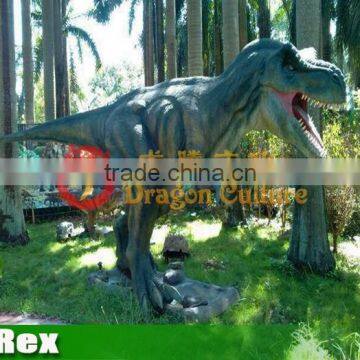 life-size robotic rubber dinosaur toy in jurassica park