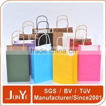 promotion shopping twisted handle kraft paper bags