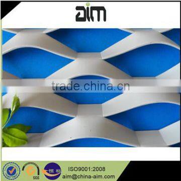 aluminum metal ceiling sheet / powder coated aluminum expanded metal mesh 100% factory