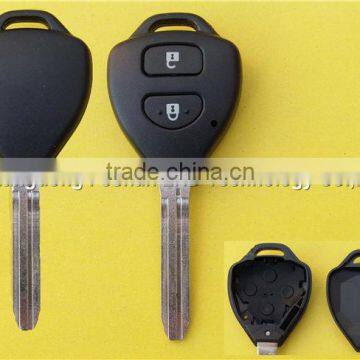 Toyota Carola smart remote key shell blank case with Toy43 blade