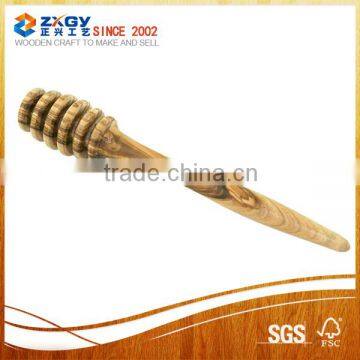 New style fashion 16cm wooden honey stick