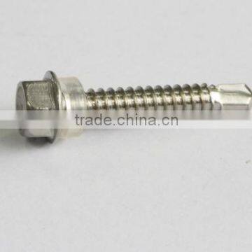 Stainless steel Hexagon flange head drilling screws DIN7504K
