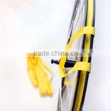 20 Nylon/PVC color yellow bicycle rim tape/strip