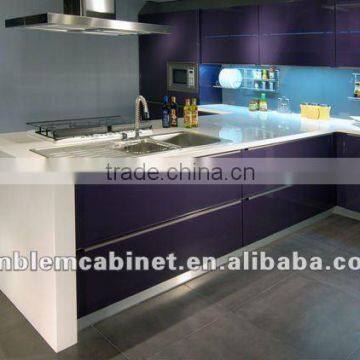 integrated lacquer kitchen cabinet