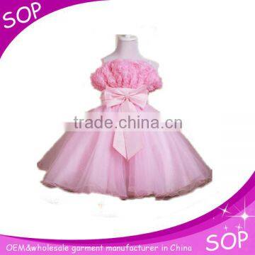 Girls elegant prom flower dresses fashion china