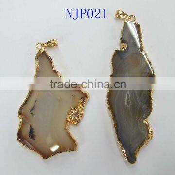 Freeform Natural Gemstone Pendant Jewelry Collection Inventory