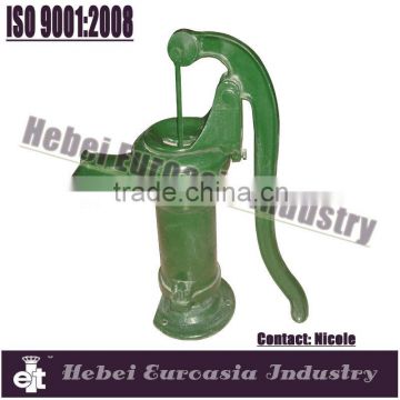 cast iron hand powered hand well pump