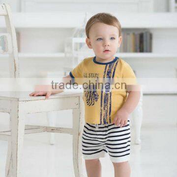 DB1312 dave bella 2014 summer toddler short sleeve plain shirts online clothing store baby T-shirt boy t-shirt