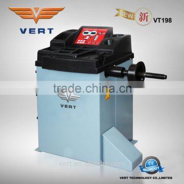 NEW China car wheel balancer with CE certificate and optional protection cover VT198