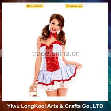 2016 Cosplay fashion halloween and carnival sexy lady costume for party