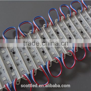 IP67 DC12v ws2811 high brightness full color 7515 led pixel module for decorate