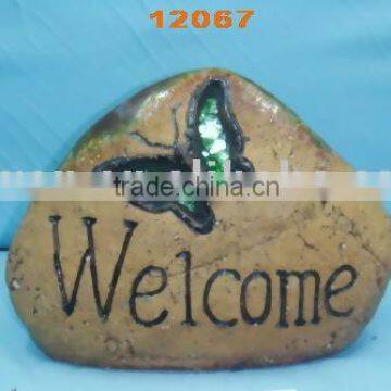 garden decoration, ceramic garden stone