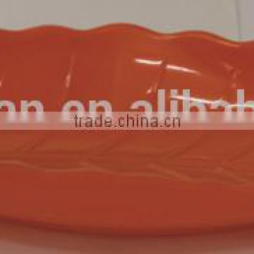 new designed leaf shaped Melamine fruit Plate PL-21