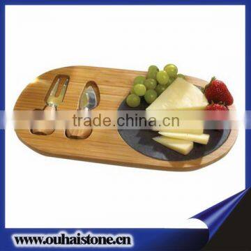 Bamboo Board Slate Plate Slate Bamboo Chopping Board Kitchenware Bamboo photo-4