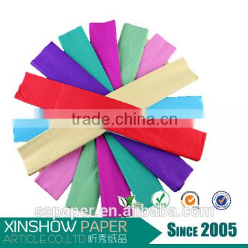 hot sale gift wrapping paper crepe paper cone