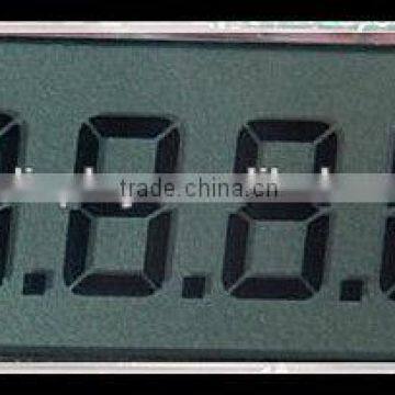 TN 4-digit monochrome lcd display