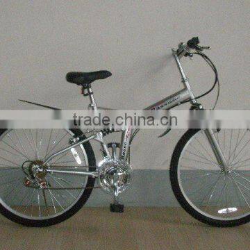 JM-CM-63 silver foldable mountain bike