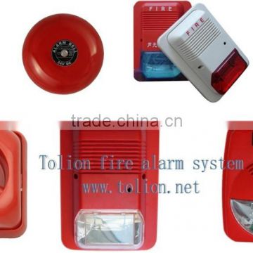 Fire siren in alarm Fire Alarm 3 tones optional Strobe Lights Sound Fire Alarm Siren police siren for fire alarm system