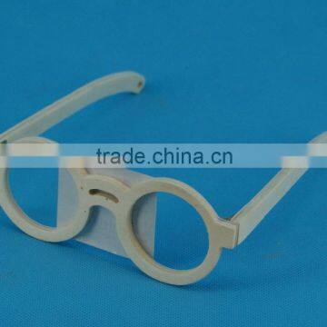 cheap handmade wooden toy glasses for gifts