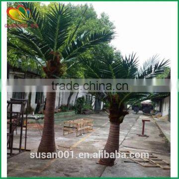 SUS artificial coconut palm tree fiberglass artifcial coconut tree