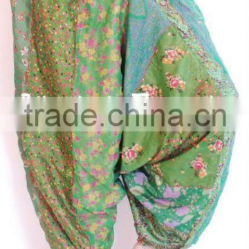 2103 silk Aladdin afgani alibaba harem Pants sari Pantalon Trouser