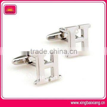 Simple Shaped Silver Business Cufflink Buttons photo-4