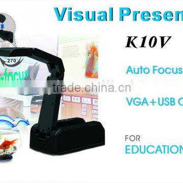 Flex arm auto focus lens visual presenter,document camera