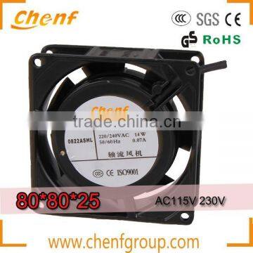 OEM >> small Low noise 80*80*25 AC-axial blower fan