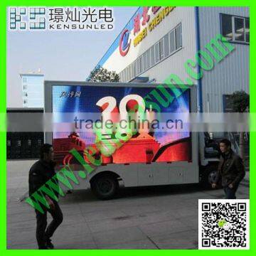 moving online news P16 RGB hot sales truck led screen